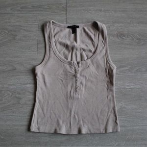 Forever 21 buttoned tank top
